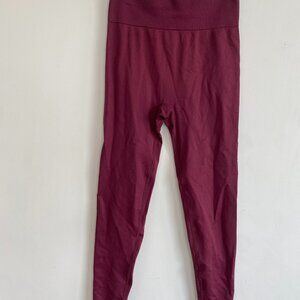 Knix Seamless Good to Go Leggings Burgundy